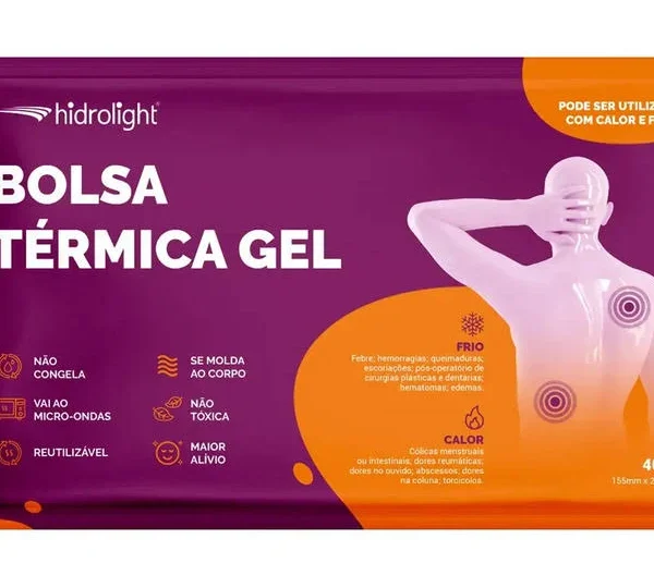 Bolsa Térmica Gel Hidrolight 400g Frio/Calor Reutilizável Micro-ondas
