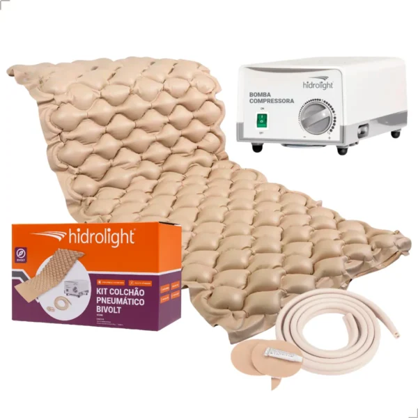 Colchão Pneumático Bivolt Inflável Anti Escaras C/ Bomba Ar -  Hidrolight
